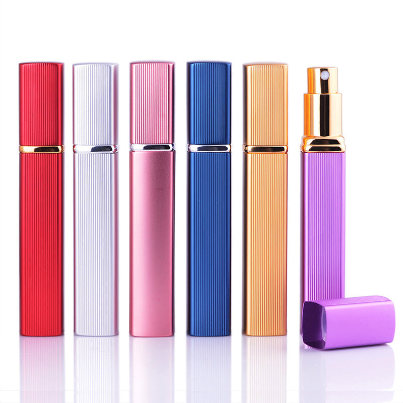 12ml perfume spray bottle metal anodized aluminum portable parfum bottles empty bottling