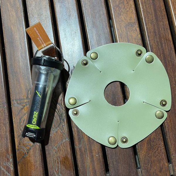 Lamp Covers & Shades Simple Classic Atmosphere Decorative Outdoor Camping Leather Spotlight Cover Household Protection