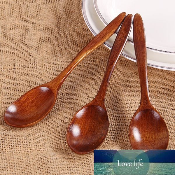 1pcs 18cm Natural Wooden Spoon Cooking Utensil Tools Soup-Teaspoon Tableware Japanese-style Utensils Kitchen Accessories Factory price exper