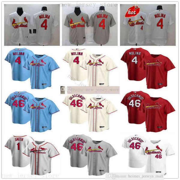 2022 News Season Style Baseball Yadier 4 Molina Jerseys Stitched 46 Paul 1 Ozzie Goldschmidt Smith Man Women Kids Youth Jersey