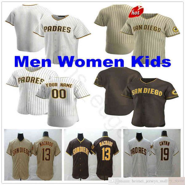 Custom 2022 Man Women Youth Baseball Jerseys 7 Manuel Margot Eric Hosmer Ian Kinsler Zach Davies Austin Hedges Fernando Tatis Stitched Kids