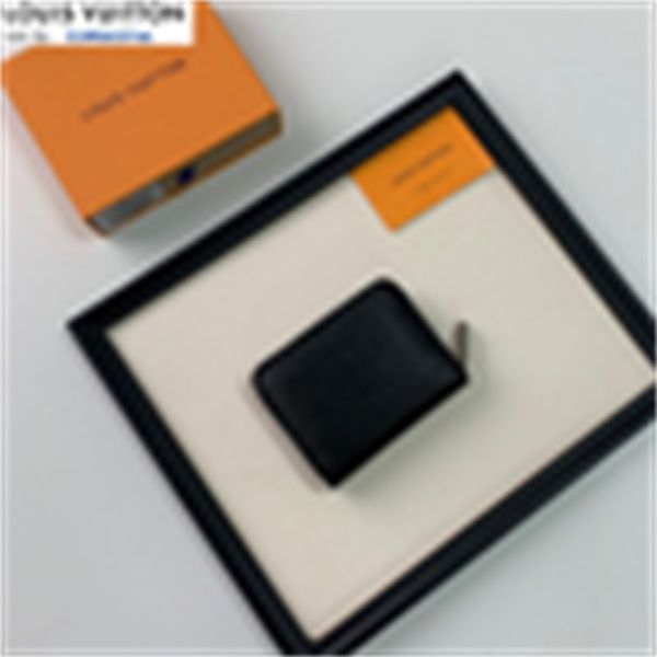 Black Wallet M60067 Water Wave Short Wallet Brand Women Real Leather Long Wallets Chain Designer Pouches Key Card Holders Luxury Phone Cases