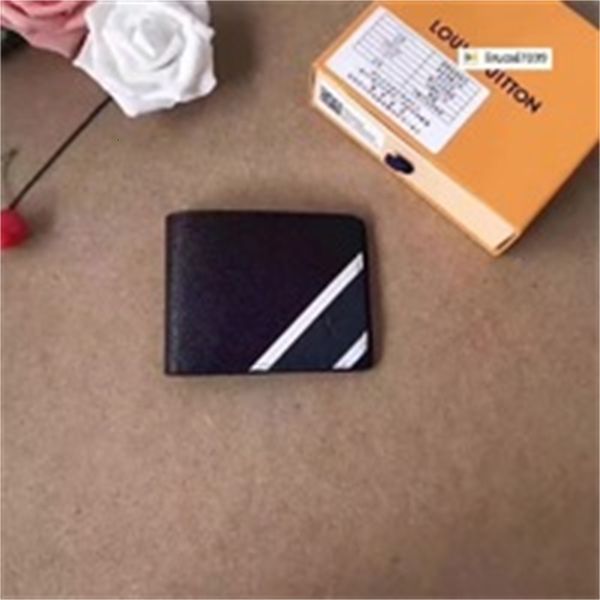 Wallets Luxury J5xr Fashion Item 60895 Women Real Leather Long Wallet Chain Brand Compact Purse Clutches Evening Key Card Designer Holders