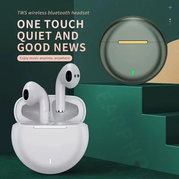 TWS Wireless Bluetooth earphones with noise reduction chip Gps Rename pop up window Bluetooth Headphones auto paring wireles Charging Earbud