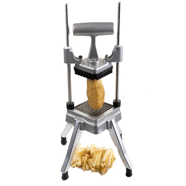 French Fry Potato Strip Cutter Slitter Manual Vegetable Potatoes Carrot Chips Cutting Slitting Machine