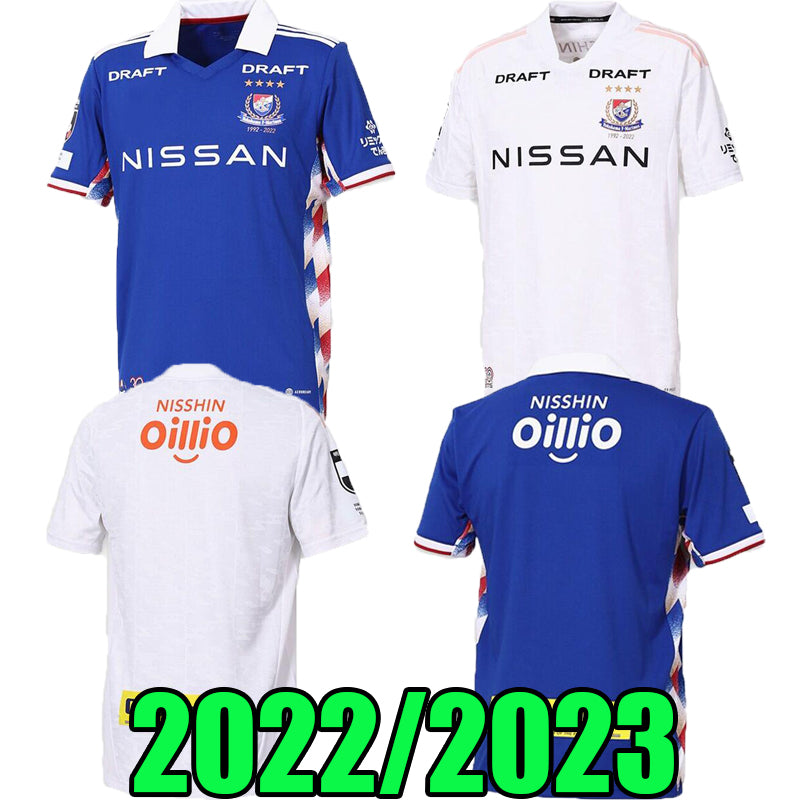 TOP 2022 2023 Yokohama F. Marinos home Soccer Jersey BOUDEBOUZ DIONY Fans Version customized KHAZRI Adult Kit 22 23 away Football Shirt
