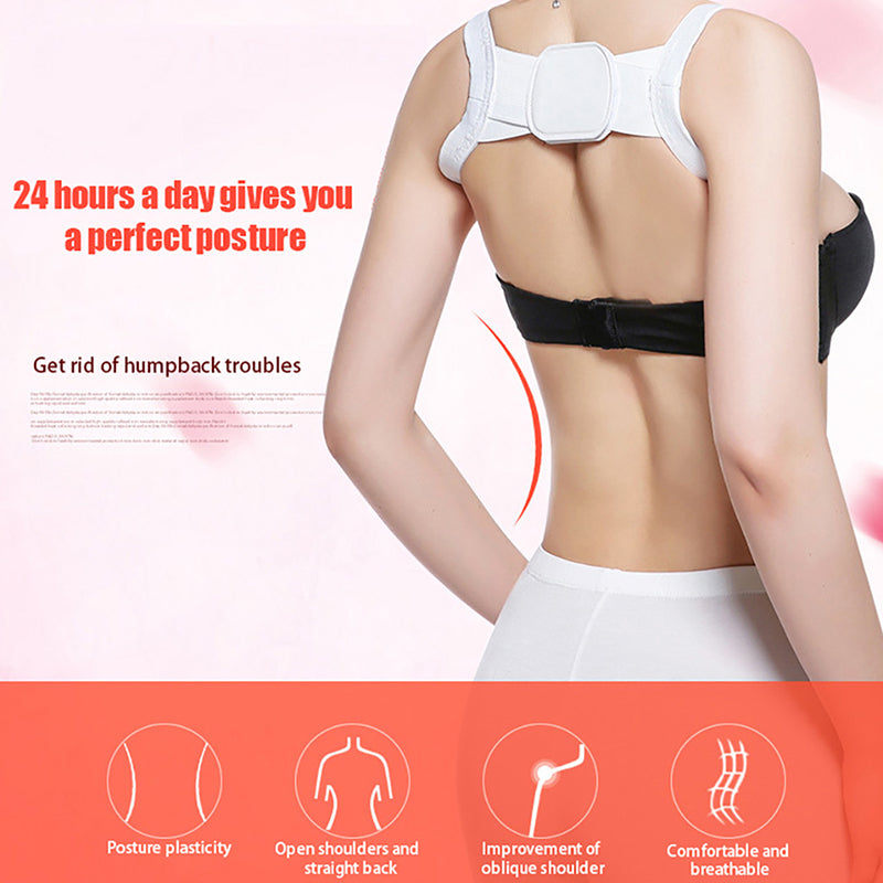 Adjustable Back Posture Corrector Back Health Clavicle Spine Shoulder Lumbar Brace Support Correction Belt