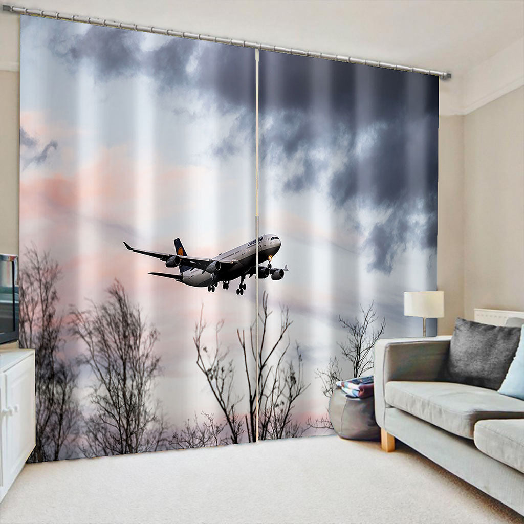 High quality custom fly curtain 3D Window Curtains For Living Room Bedroom Customized size