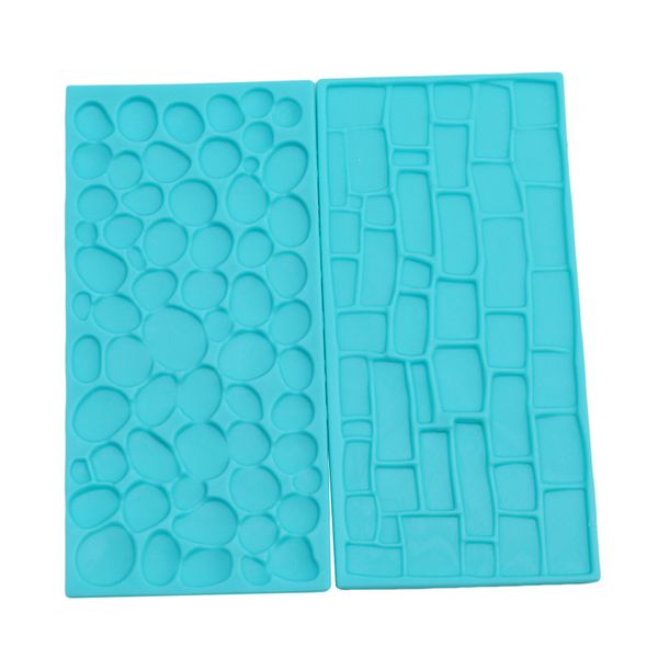 Texture Silicone Mold Tree Bark Brick Wall Embossing Silicone Mat Fondant Cake Decorating Tools Bakeware