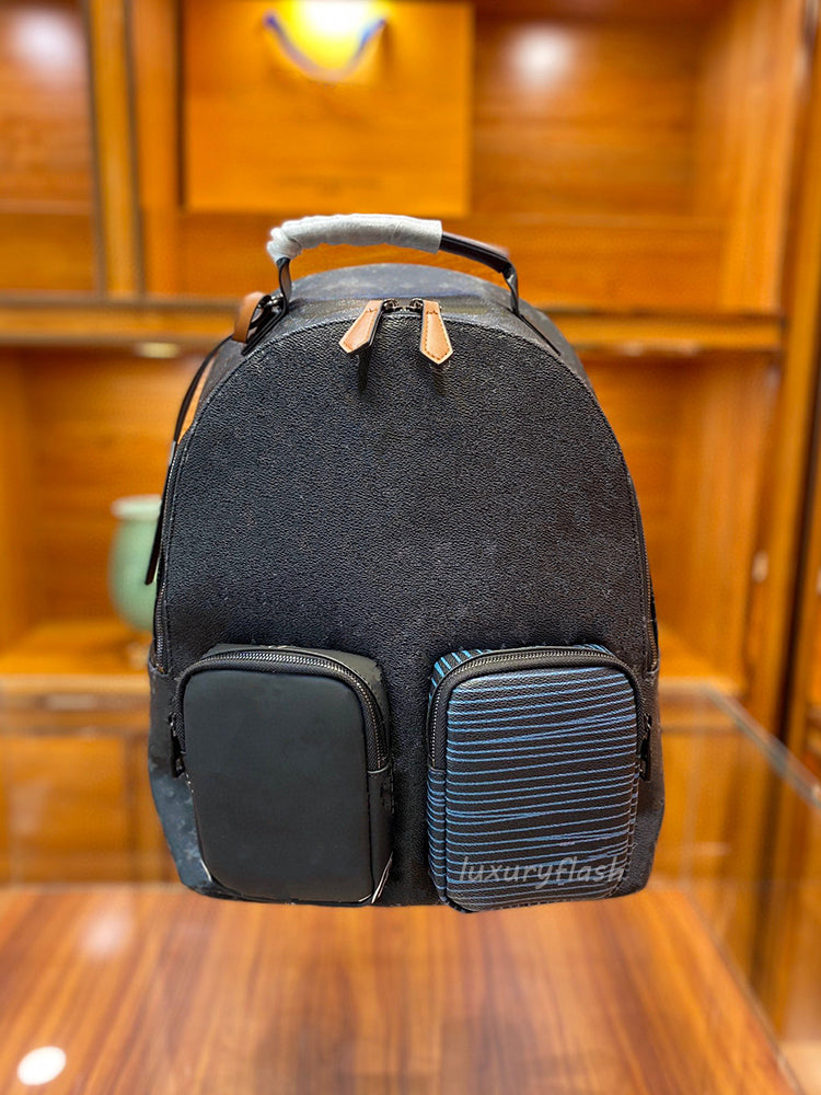 2022 New Men Backpacks Campus Business Computer Bag Fashion POCKET Luxurys Brand Designer Backpack Women Designers Cowhide High Quality Durable