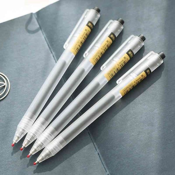 M&G Ultra Simple Style Retractable Gel Pen 0.5mm Japanese Gel Ink Pens Rollerball Black Blue Red Office School Supplies gelpen 210330