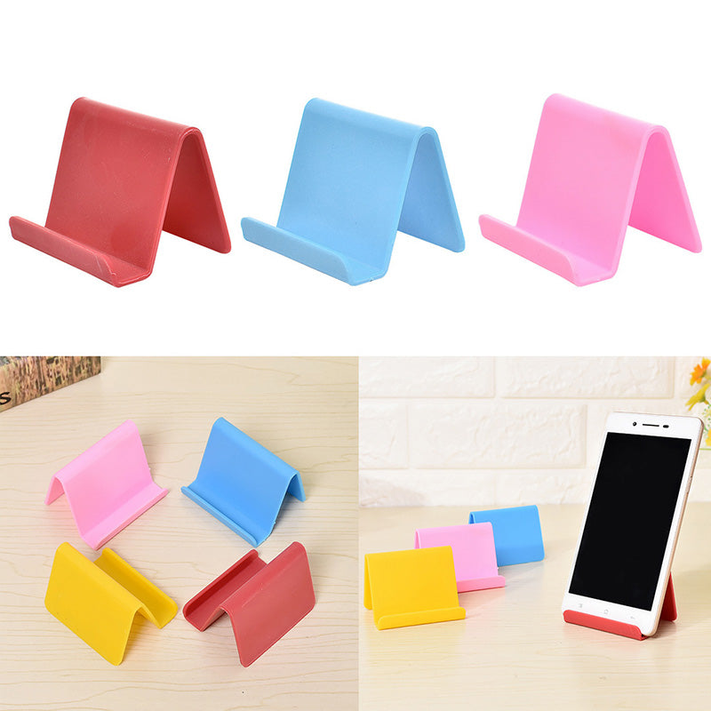 1PCS Candy mini portable removable shelf fixed phone aircraft household products to receive common plastic base