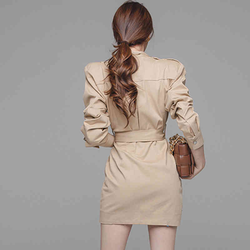 dresses 2021 Spring Irregular Suit Vestidos Simple Chic Work Wear Women&#039;s Office Bodycon Sheath Casual Pencil es