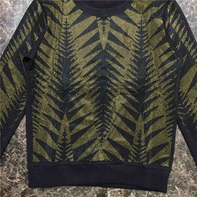 hoodie hoodie men&#039;s women&#039;s top brands in autumn and winter round neck ironing long sleeve bright diamond hoodie topcoat jerseys