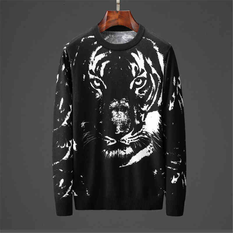 hoodie Male Clothing Long Sleeve Sweater Knitted Pullovers Winter Thick O-Neck Fashion Men Streetwear Casual Slim Fit