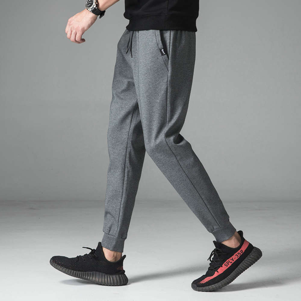 Men&#039;s pants 2020 autumn new casual pants men&#039;s loose slim Leggings students&#039; simple foot binding Sports