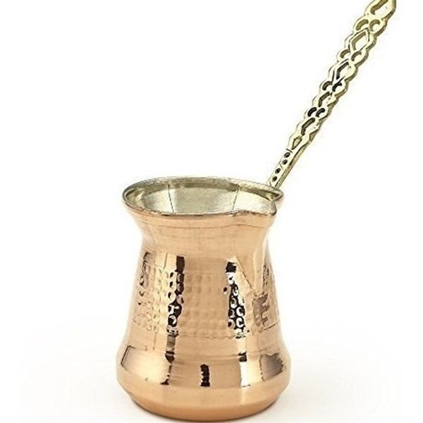Anatolian Turkish Pot Ottoman Arabic Tea Espresso Pots %100 Copper Coffee Maker Cezve Ibrik Made in Turkey 210408