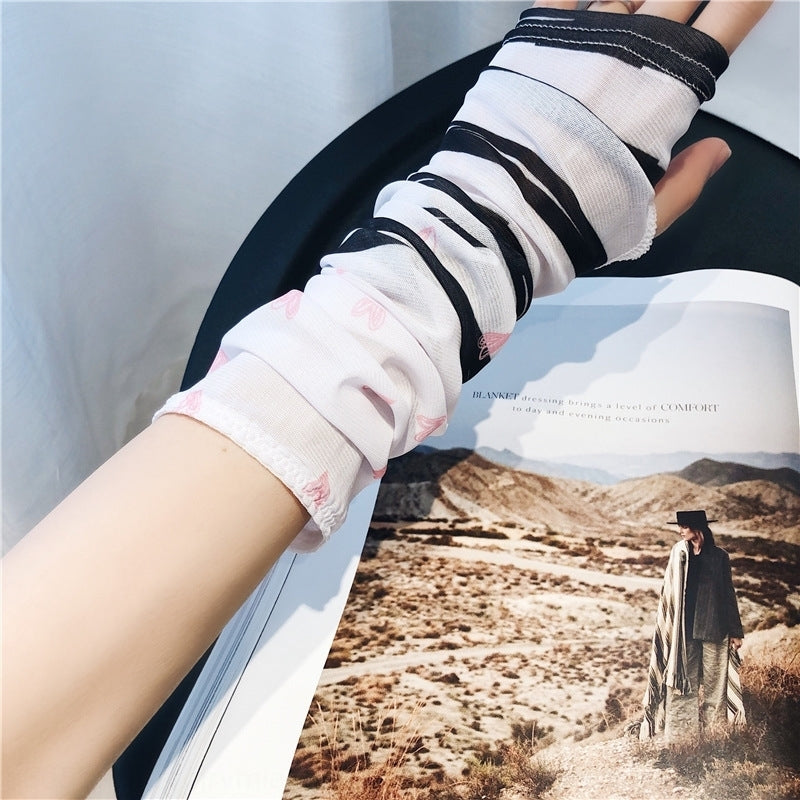 QLm GOBIK Quick Summer Cycling Sleeve Set Breathable Racing Sport Cycle Long Sleeve Set Bicycle Jersey Half Face Mask Mens Team dry Short Je