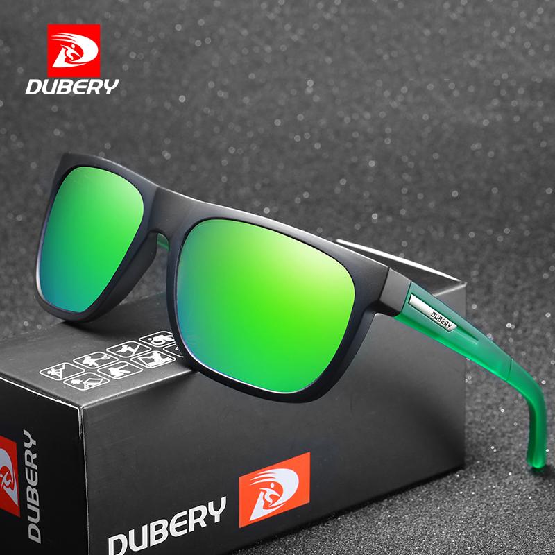 Sunglasses DUBERY Brand Design Polarized HD Men Driver Shades Male Sun Glasses For Summer Mirror Square Oculos 187