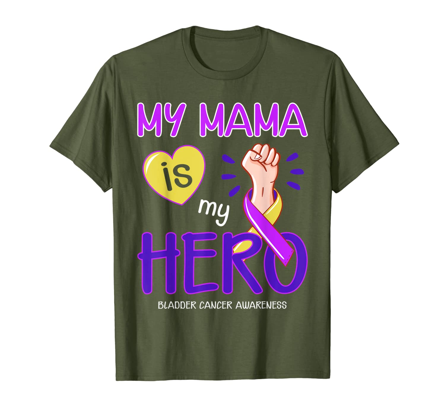 My Mama is my hero Bladder Cancer Awareness shirt