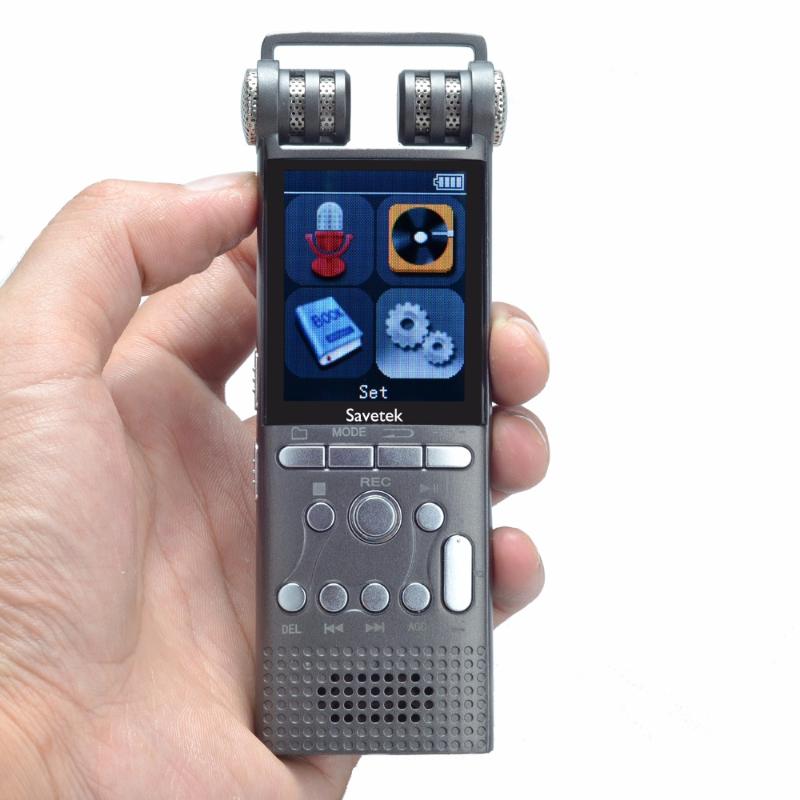 Digital Voice Recorder Professional Activated Audio 16GB 8GB USB Pen Non-Stop 100hr Recording PCM 1536Kbps External Microphone