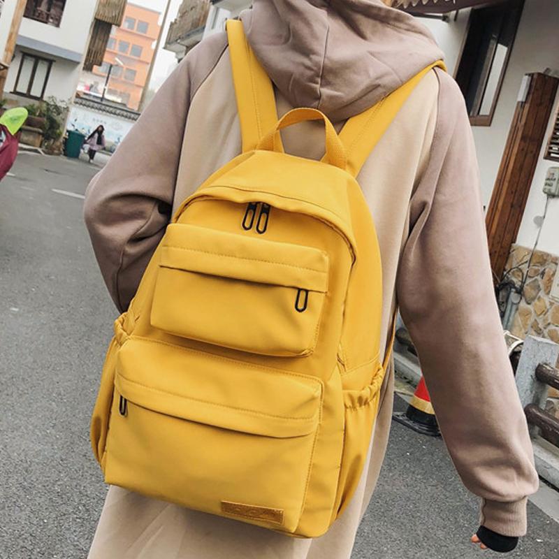 Waterproof Nylon Backpack For Women Travel Backpacks Schoolobag Female School Bag Teenage Girls Book Mochilas