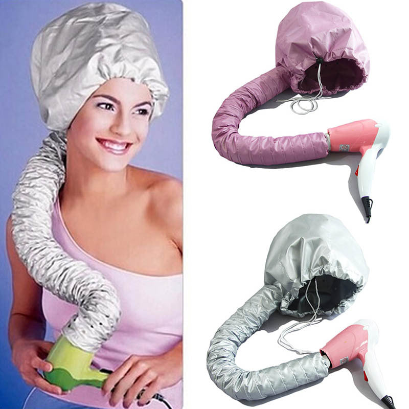Hairdressing Cap Home Barber Beauty SPA Heated Hair Bonnet Hair Dryer Cap Baking Oil Cap Portable Dryer Heater Hat women fashion