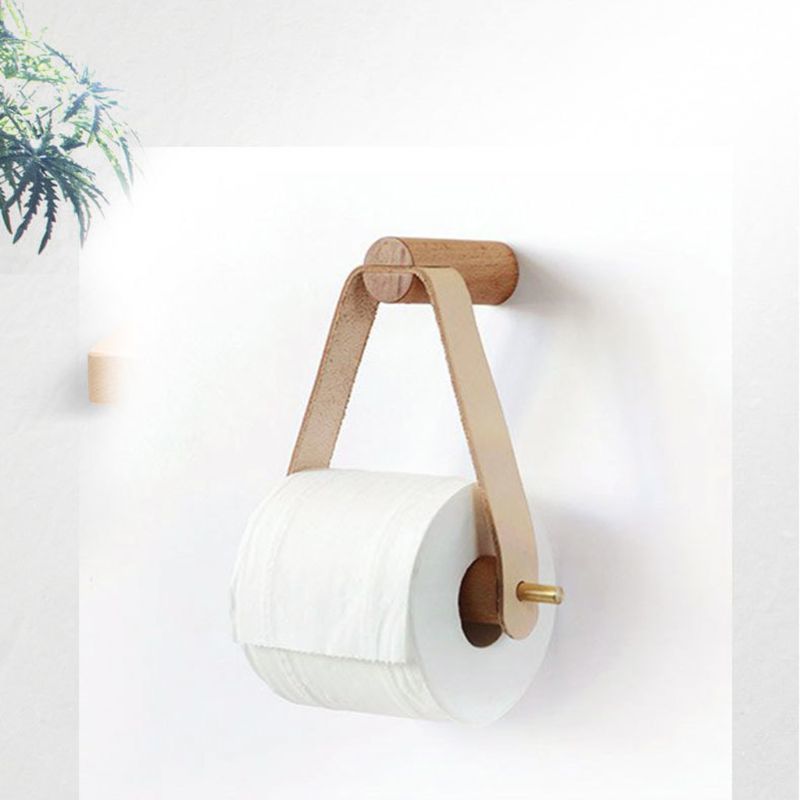 Board Nordic Creative Wood Rolling stock Bathroom Storage Paper towel Dispenser Toilet monitor Box Bathroom Accessories rack