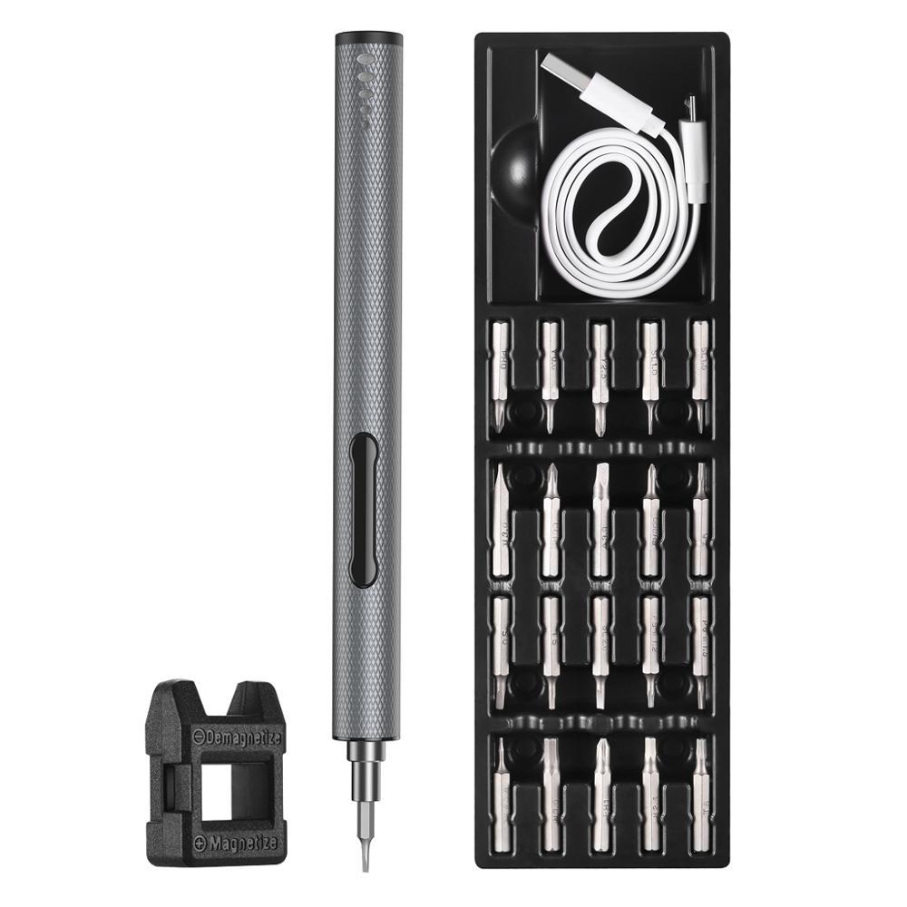 Oria 22 in 1 key electrical fissure precision portable power set magnetic fission key rechargeable tool kits