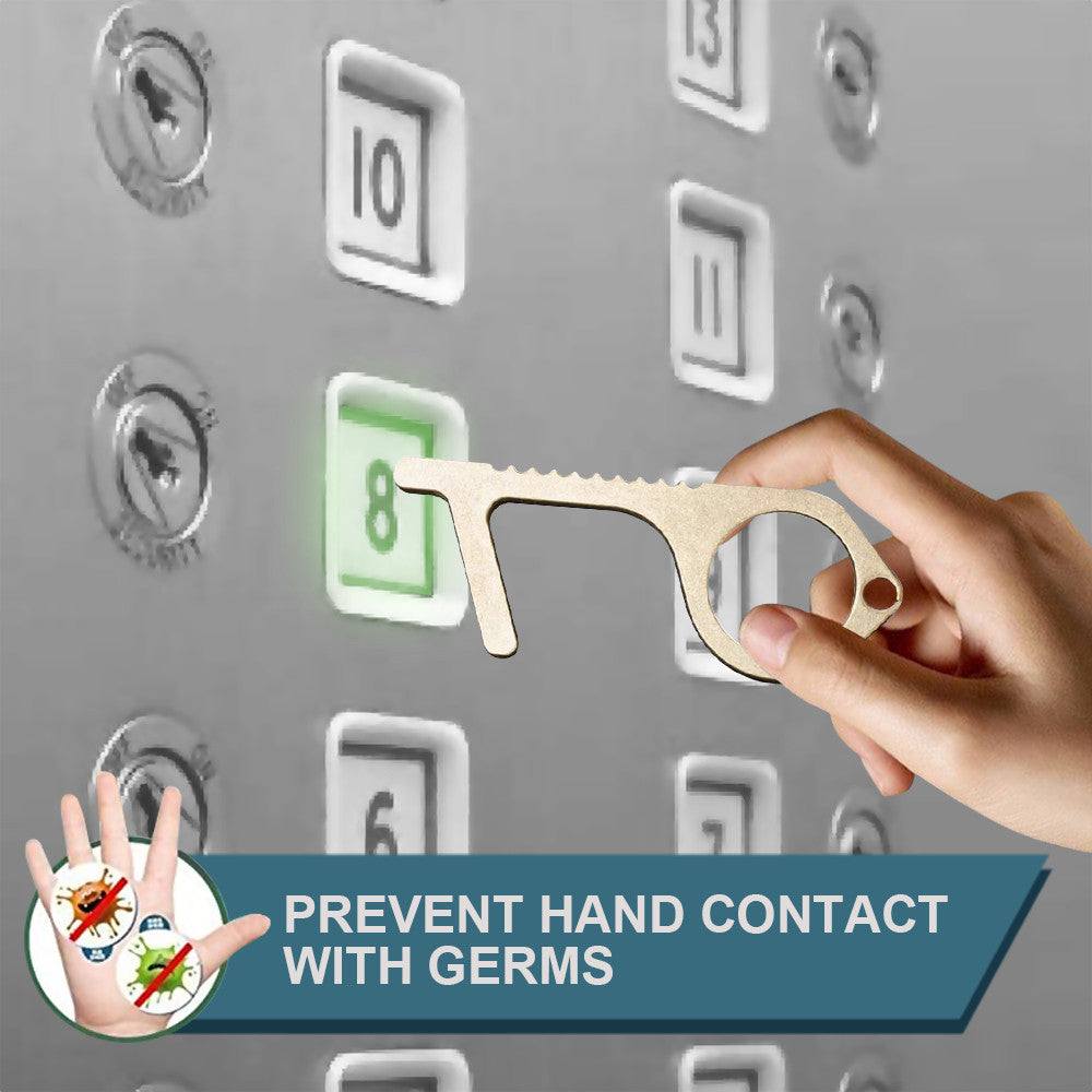 The safe and easy way to avoid germs-isolation safety without key contact bronze 4-6-8-10 pces family convenient portable health