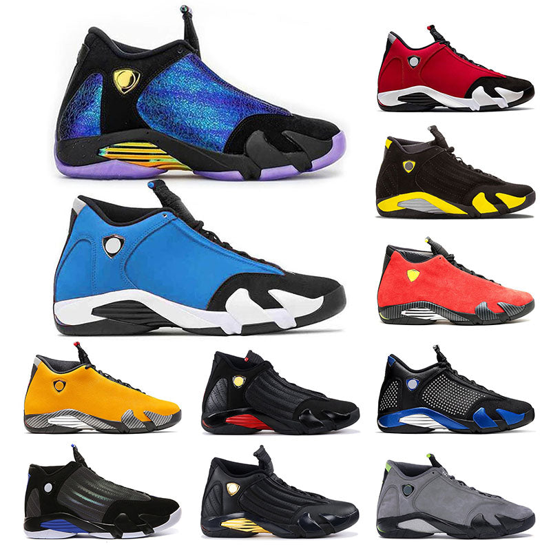 Classic Mens Basketball Shoes Trainers Jumpman 14 14s Gym Blue Red Doernbecher SE Black Ferrar University Gold Hyper Royal Candy Cane Sports Sneaker
