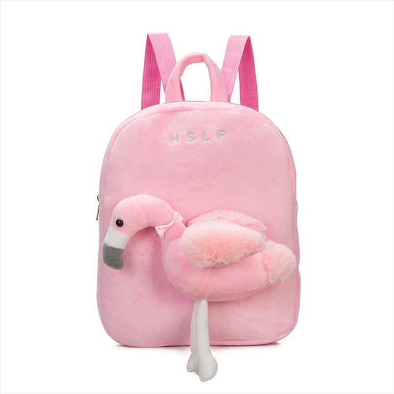 3D Cartoon Plush Children Backpacks Kindergarten Schoolbag Animal Kids Backpack School Bags Girls Boys
