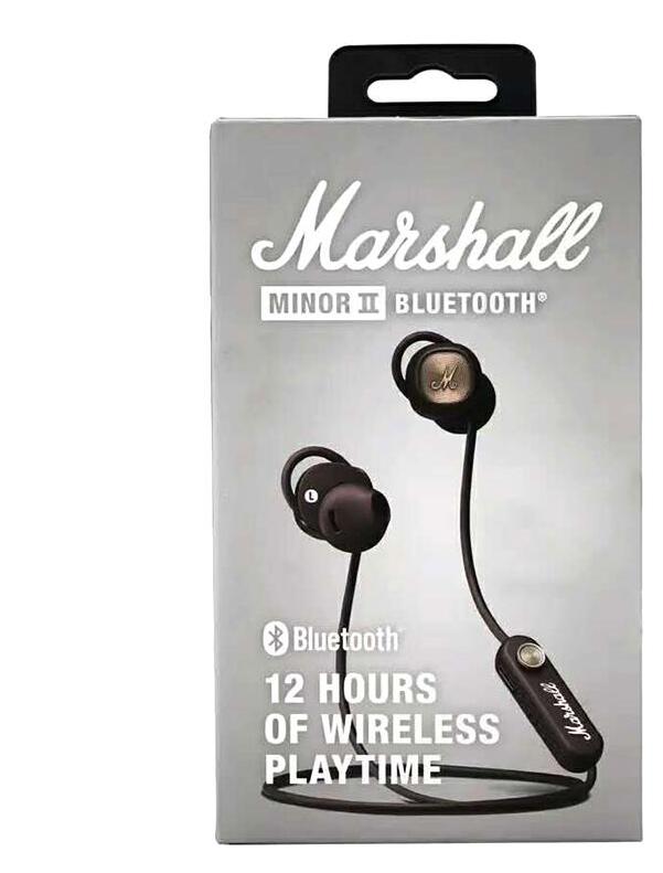 Marshall Minor II Bluetooth headphones Wireless Earphones DJ Perfect Sound Headsets Magnetic Pause Function Best Quality Factory Store
