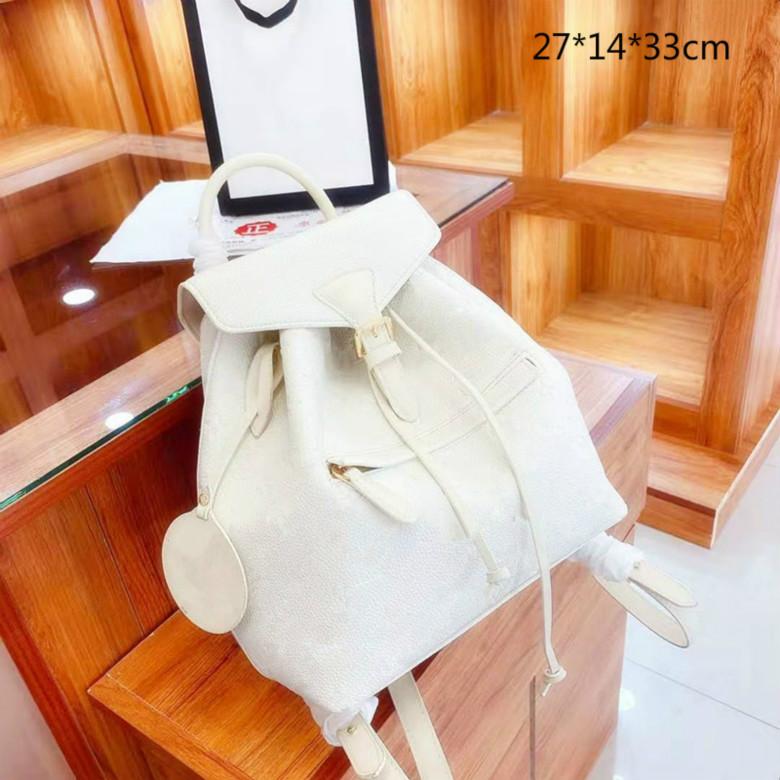 2021 Luxury Women Purses bags Fashion Designers Backpacks School handBags Shoulder Bag Classic Student Embossed Flowers