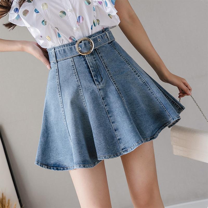 Casual Dresses Women Summer Denim Shorts Mini Skirts Korean Preppy Style Short Top Quality Jeans Faldas Largas Mujer Modis Jupe 28