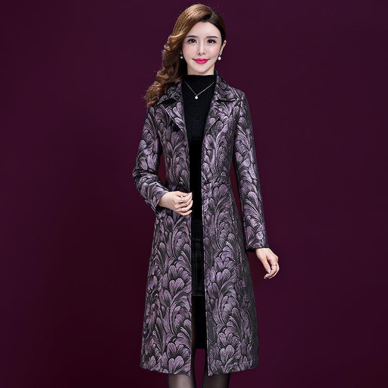 Women&#039;s Cape Autumn Long-sleeved Streetwear Trench Coat Women Plus Size Belt High Quality Female Windbreaker Casual Outerwear T147