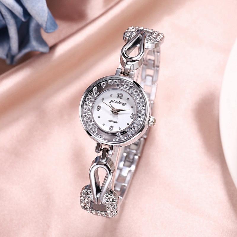 Wristwatches Fashion Colourful Sliding Sand Diamond Small Thin Women Ladies Wholesale Leisure Lady Dress Quartz Gift Party Wrist Watches
