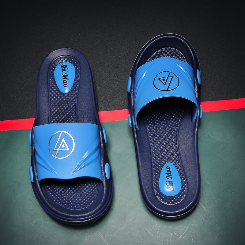 PVC EVA Mens Slippers Youth Student Slides Black Grey White Light Blue Orange Designers flip flops Size 40-45 Code: 96-1953