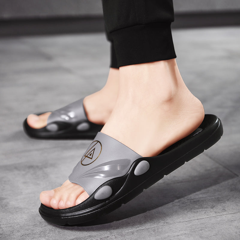 2021 Summer Mens Slippers Youth Student Slides Black Grey White Light Blue Orange Designers flip flops Code: 96-1953