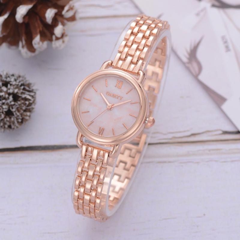 Wristwatches Women Stainless Steel Mesh Belt Gradient Color Watches Luxury Ladies Quartz Fashion Female For Gift Clock