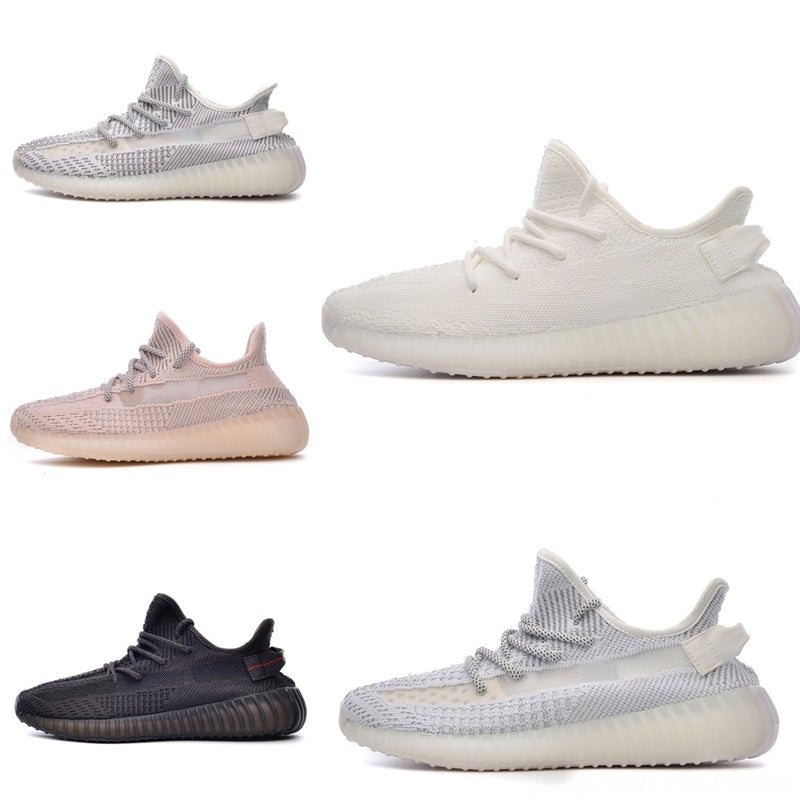 QT88c Top Light Mens Running Chaussures 350 pri Runner 350 shoe Women Sneakers KanyeWest Clay Cinder Tail Quality Bold Orange