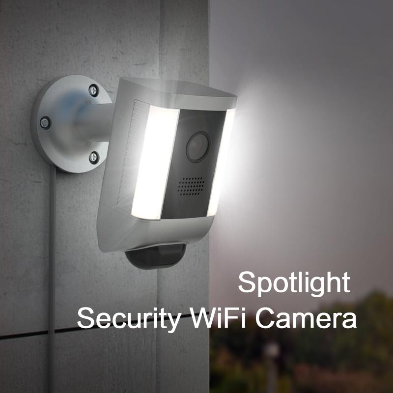 Cameras FREECAM Outdoor 1080P Spotlight Security WiFi Camera With Humanoid Detection-2-way Audio-Night Vision-Siren Alarm L860