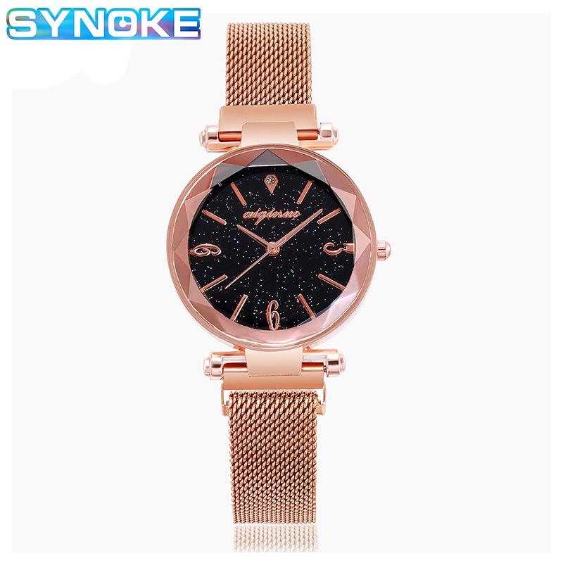Wristwatches SYNOKE 2021 Luxury Women Watch Starry Sky Watches Fashion Ladies Waterproof Female Gifts Relogio Feminino