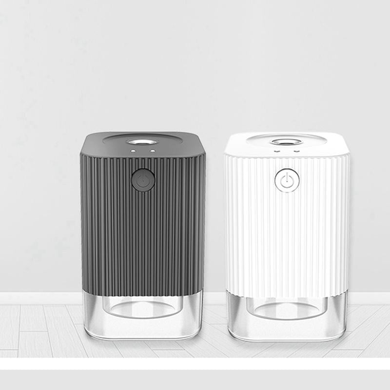 Humidifiers 2Set Pressless Disinfection Hand Humidifier Portable Intelligent Induction Sprayer Desktop Cleaner, White & Black