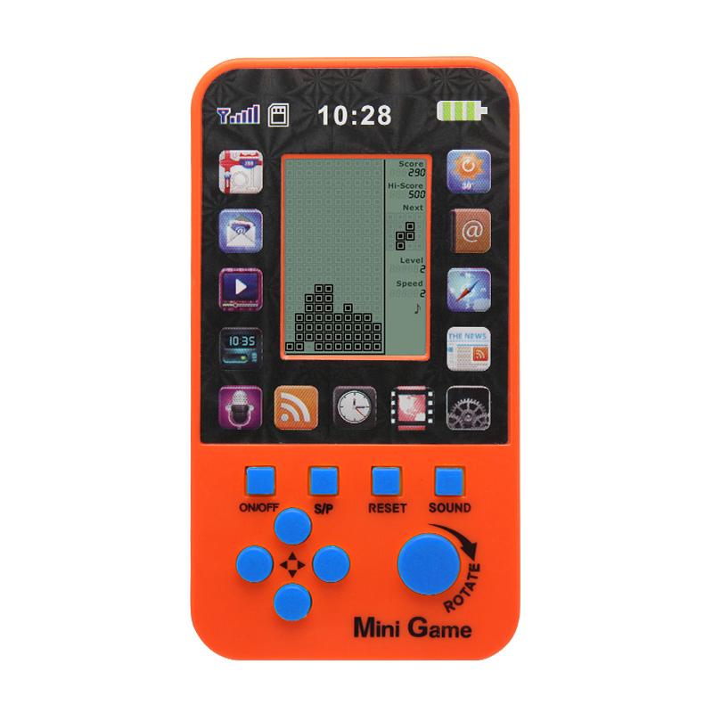 Portable Game Players Kids Console For Children Toy Retro Tetris Classic Built-in 23 Games Intellectual Toys