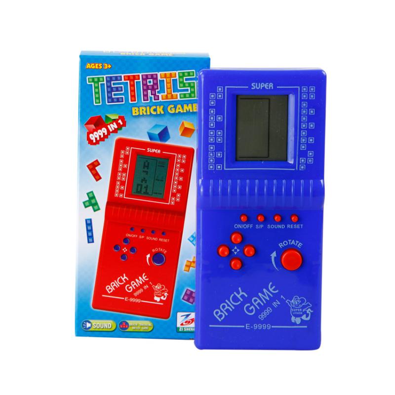 Portable Game Players Cdragon Classic Childhood Tetris Handheld LCD Electronic Games Toys Console Riddle Educational