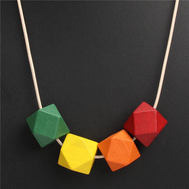 Chokers Naomy&ZP Wood Necklace Women Big Statement Boho Bohemian Necklaces Punk Vintage Fashion Accessories Jewelry