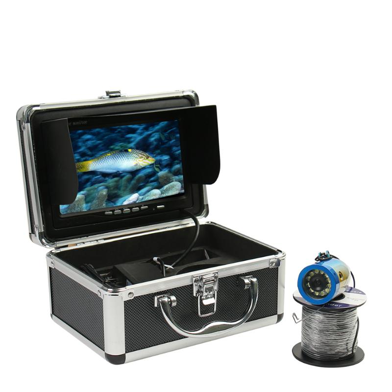 Cameras Waterproof Fishing Camera 7&#039;tft Monitor 4500mah Battery Fish Finder Float IR LED Lights Recorder Option