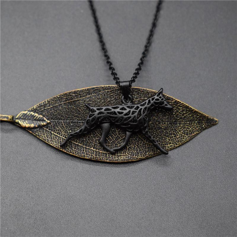Pendant Necklaces 4 Colors Doberman Pinscher Charm Necklace Trendy Metal Dog Jewellery Women
