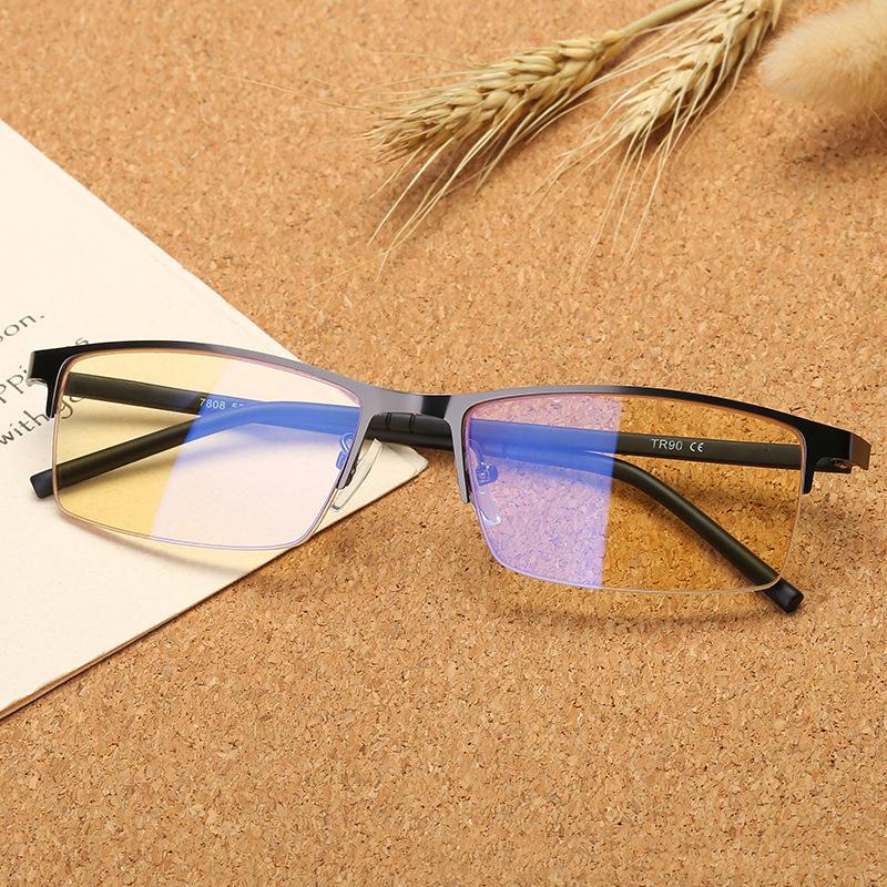 Fashion Sunglasses Frames Cubojue Computer Glasses Men Anti Blue Light Reflection Eyeglasses Frame Man Yellow Lens Tint Gaming Eye Protect U